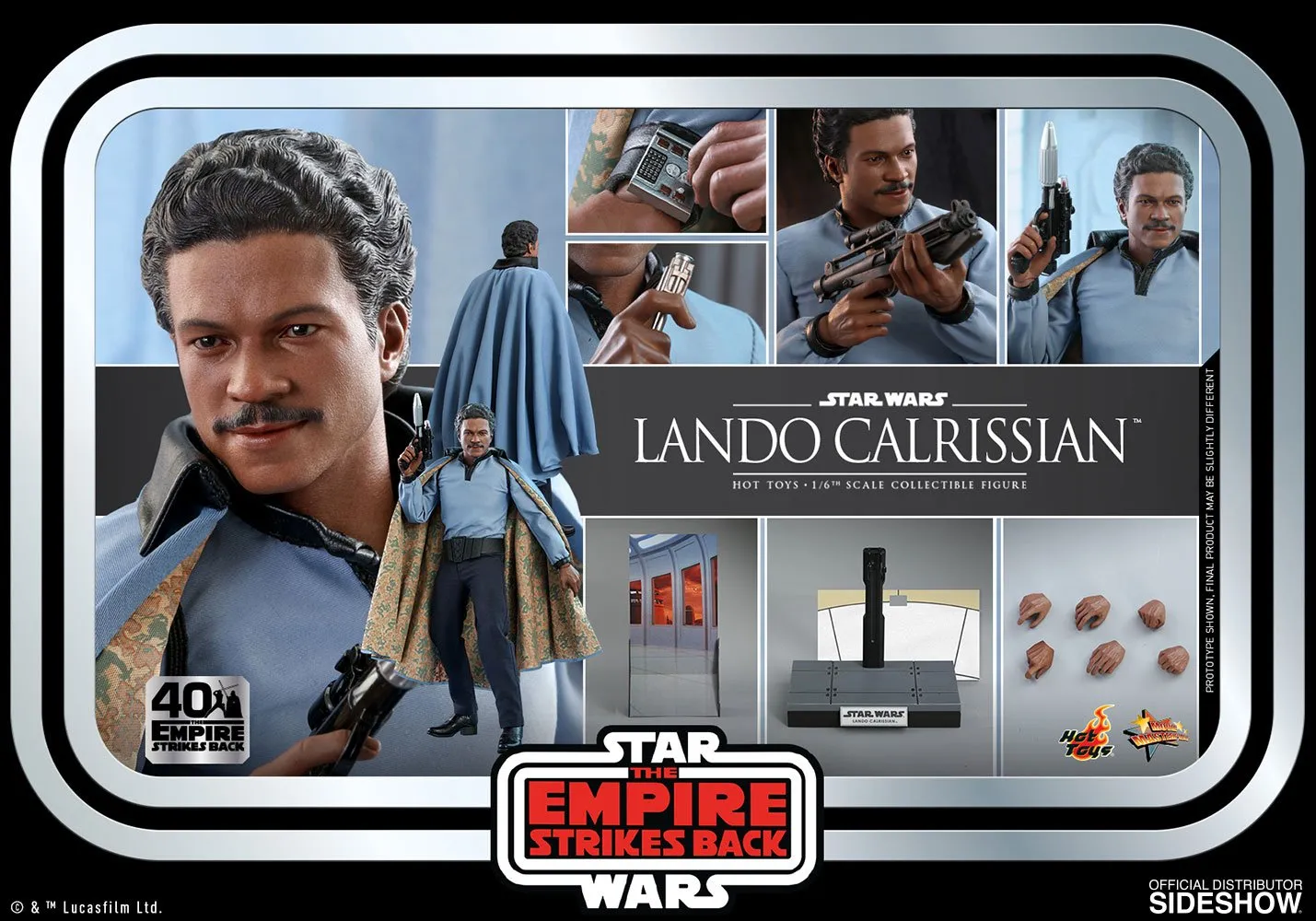 Hot Toys Movie Masterpiece - Star Wars: The Empire Strikes Back 40th Anniversary Collection - Lando Calrissian