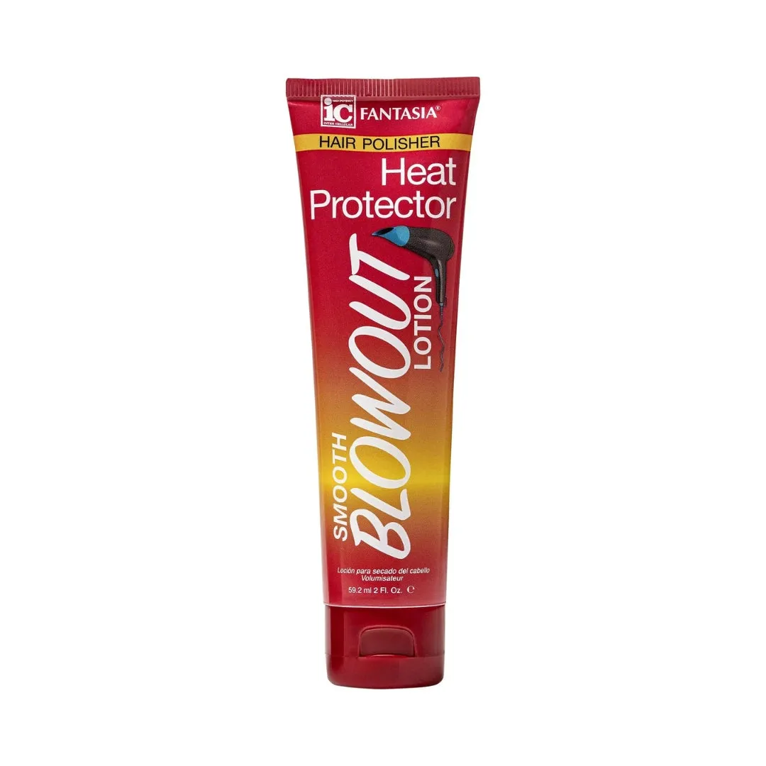 IC Fantasia Hair Polisher Heat Protector- Smooth Blowout Lotion (Choose Size)