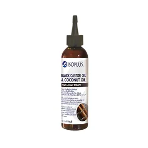 Isoplus Black Castor Oil & Coconut Oil Hair & Scalp Therapy - 4 oz