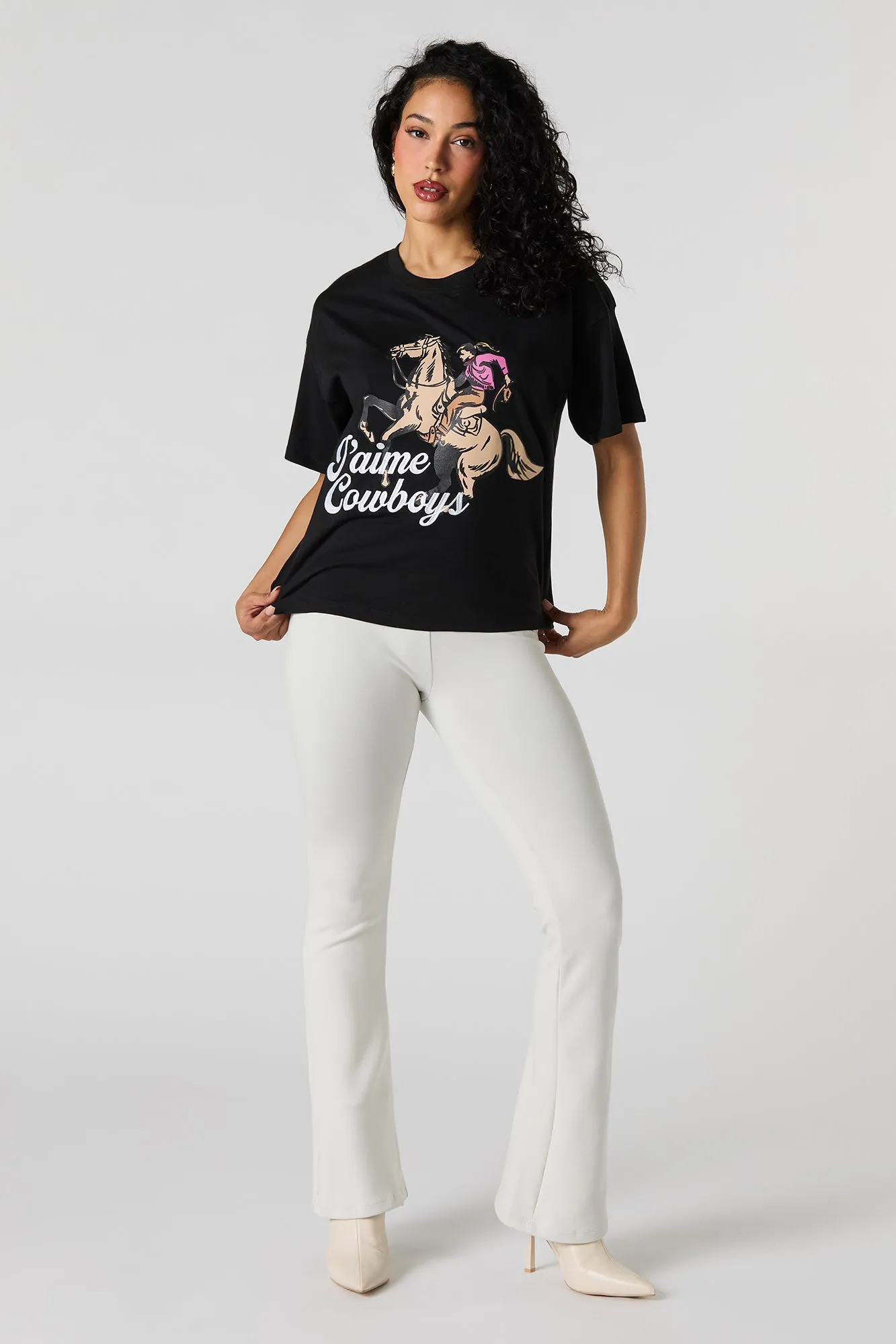 J'aime Cowboys Embroidered T-Shirt