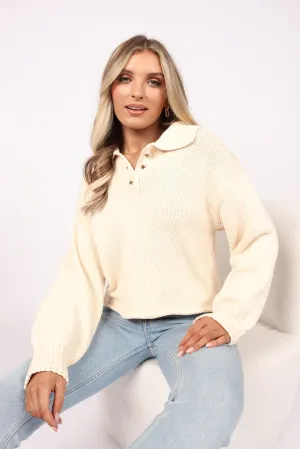 Julia Knit Sweater - Cream