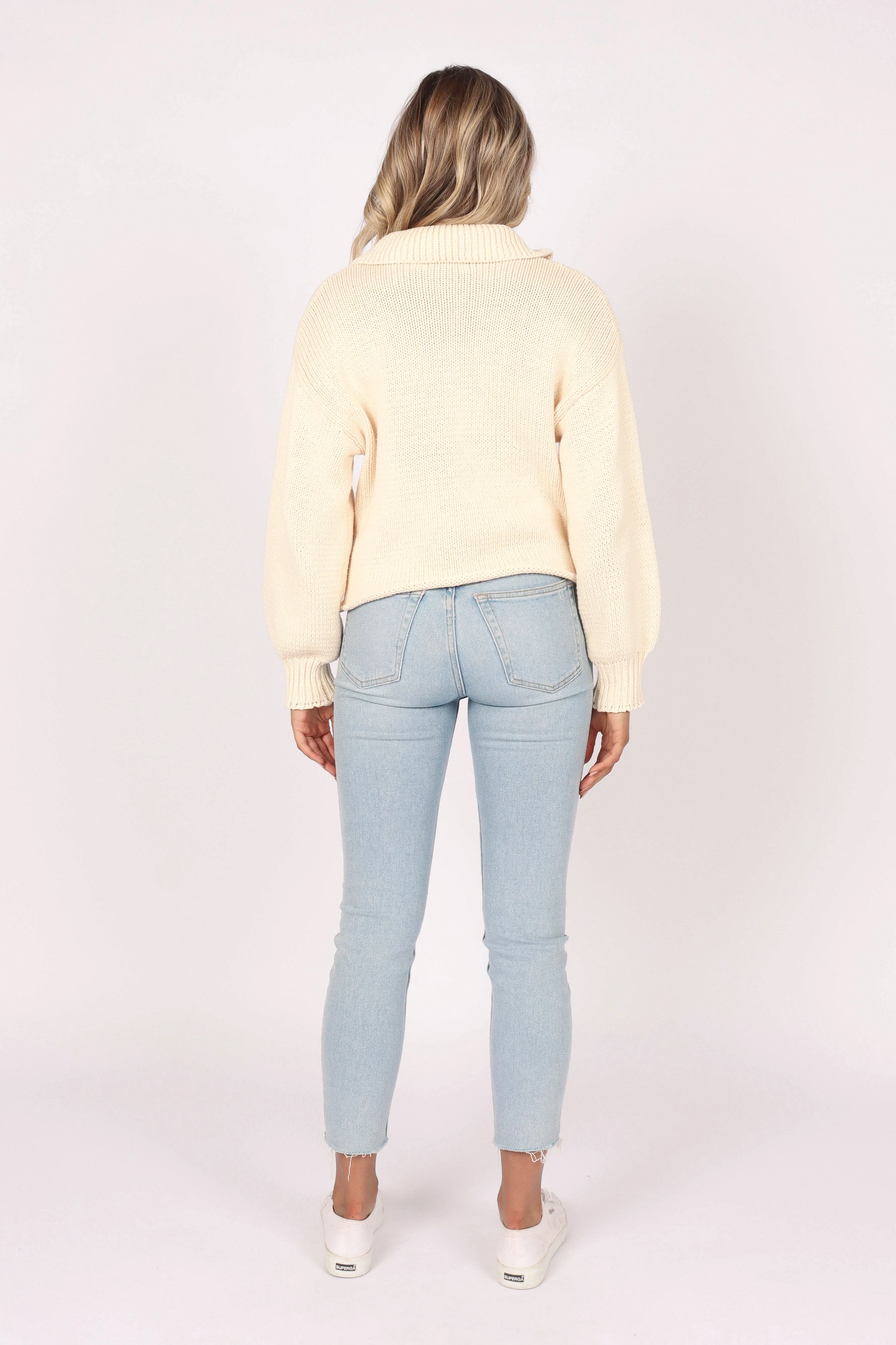 Julia Knit Sweater - Cream
