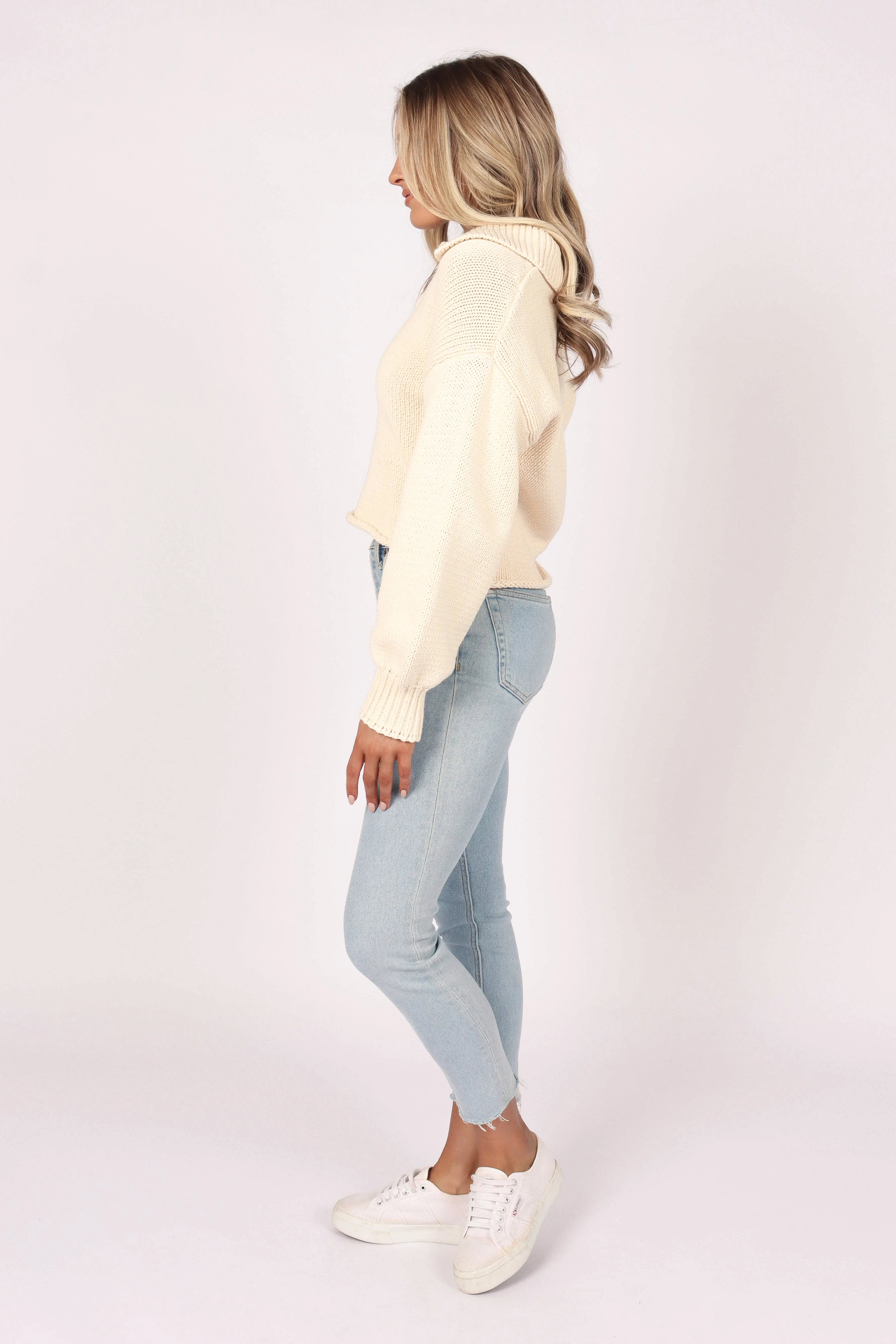 Julia Knit Sweater - Cream