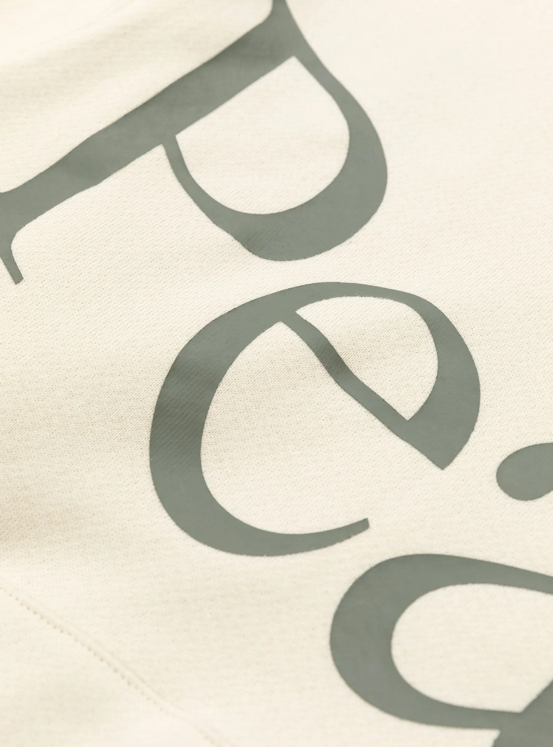 Jumbo Wordmark Hoodie Bone