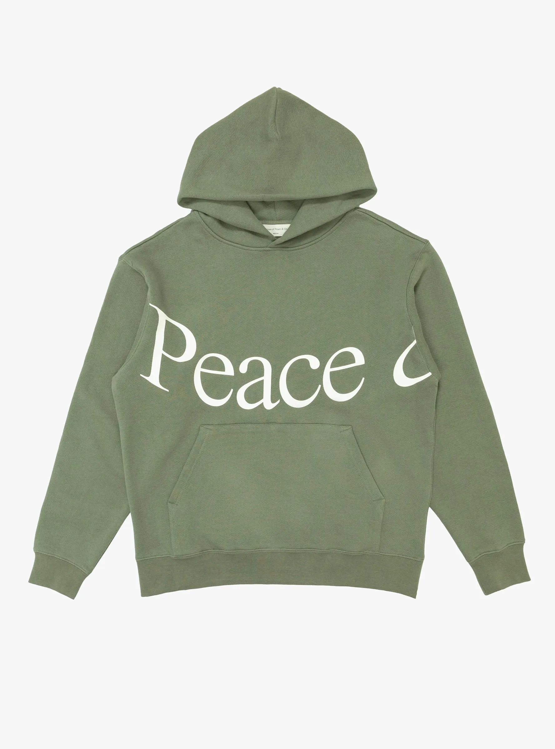 Jumbo Wordmark Hoodie Olive
