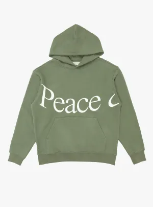 Jumbo Wordmark Hoodie Olive