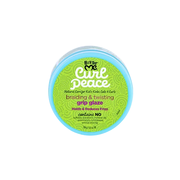 Just For Me Kids Curl Peace Braiding & Twisting Grip Glaze - 5.5 oz