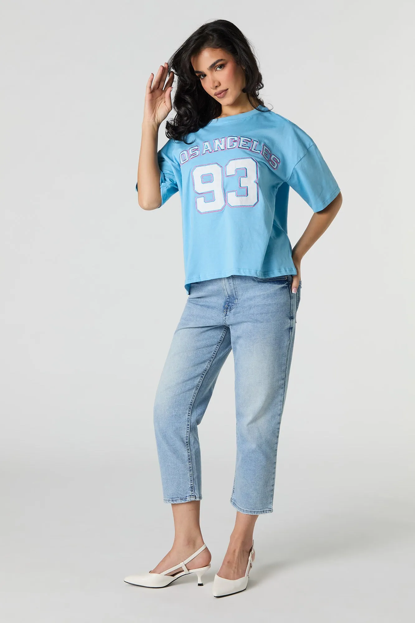 LA 93 Embroidered T-Shirt
