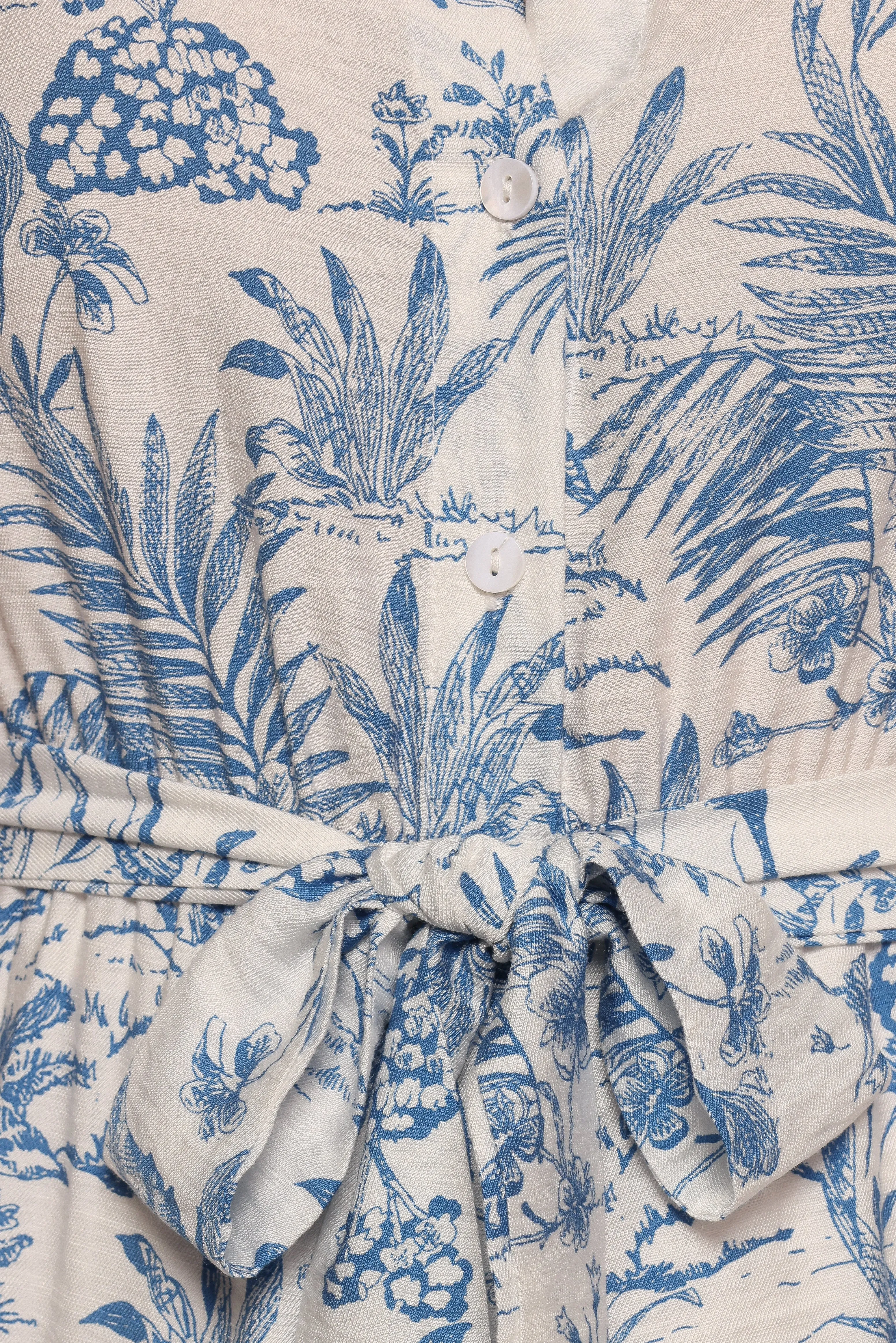 Lara Jumpsuit - Blue White