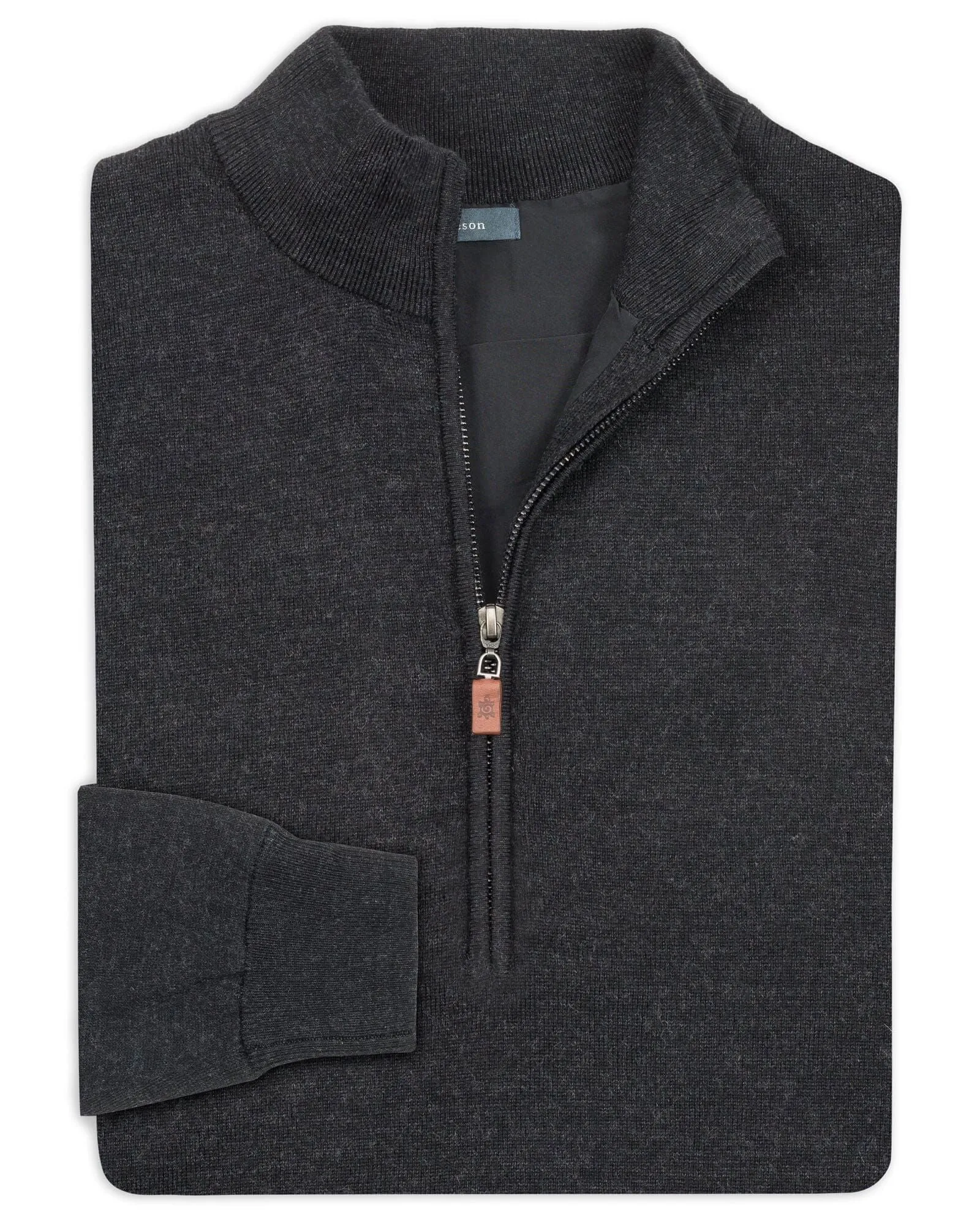 Lined Merino Quarter-Zip Pullover