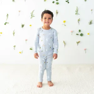Long Sleeve Pajamas in Ice Rabbit