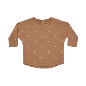 Long Sleeve Tee - Moons - Cinnamon - FINAL SALE