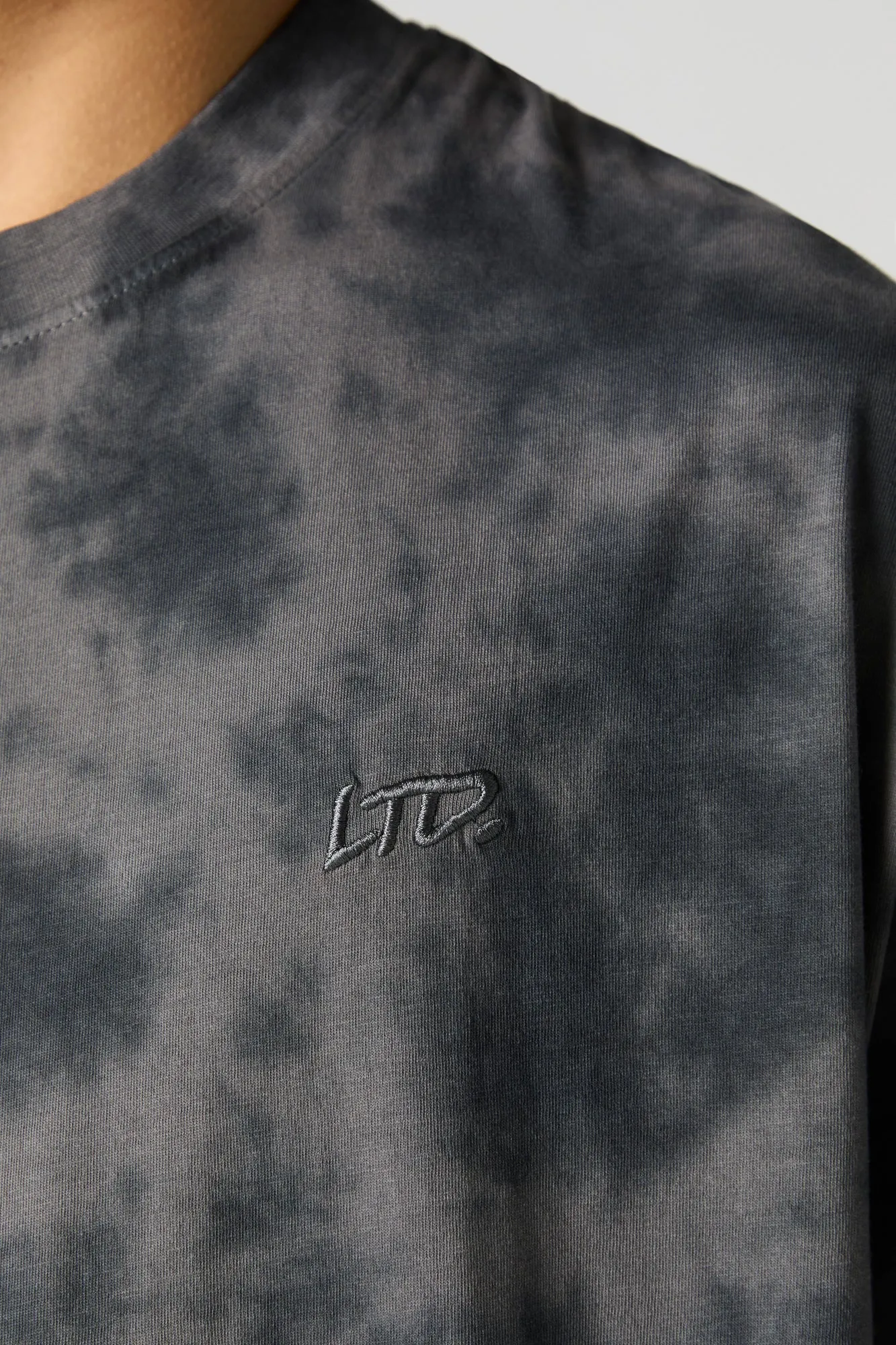 LTD Embroidered Tie Dye Relaxed T-Shirt
