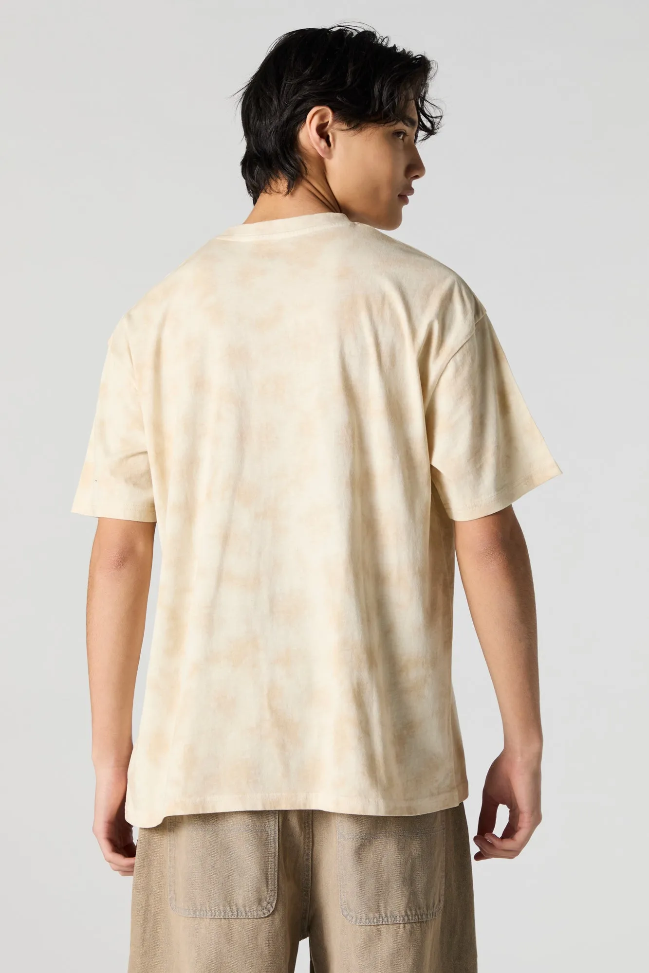 LTD Embroidered Tie Dye Relaxed T-Shirt