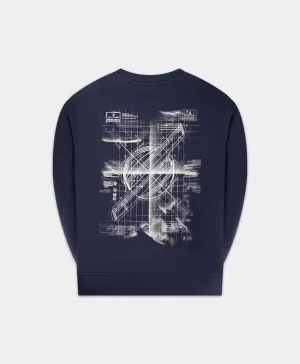 Maritime Blue Craft Sweater
