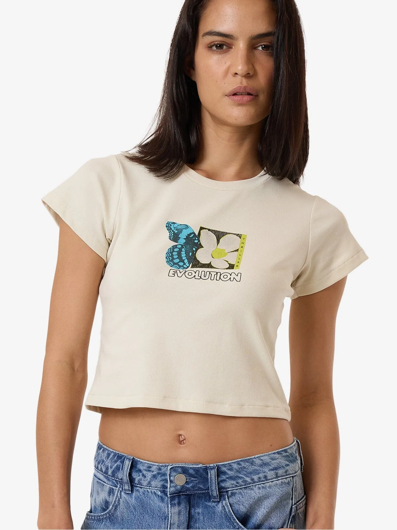 Morphing Mini Tee - Heritage White