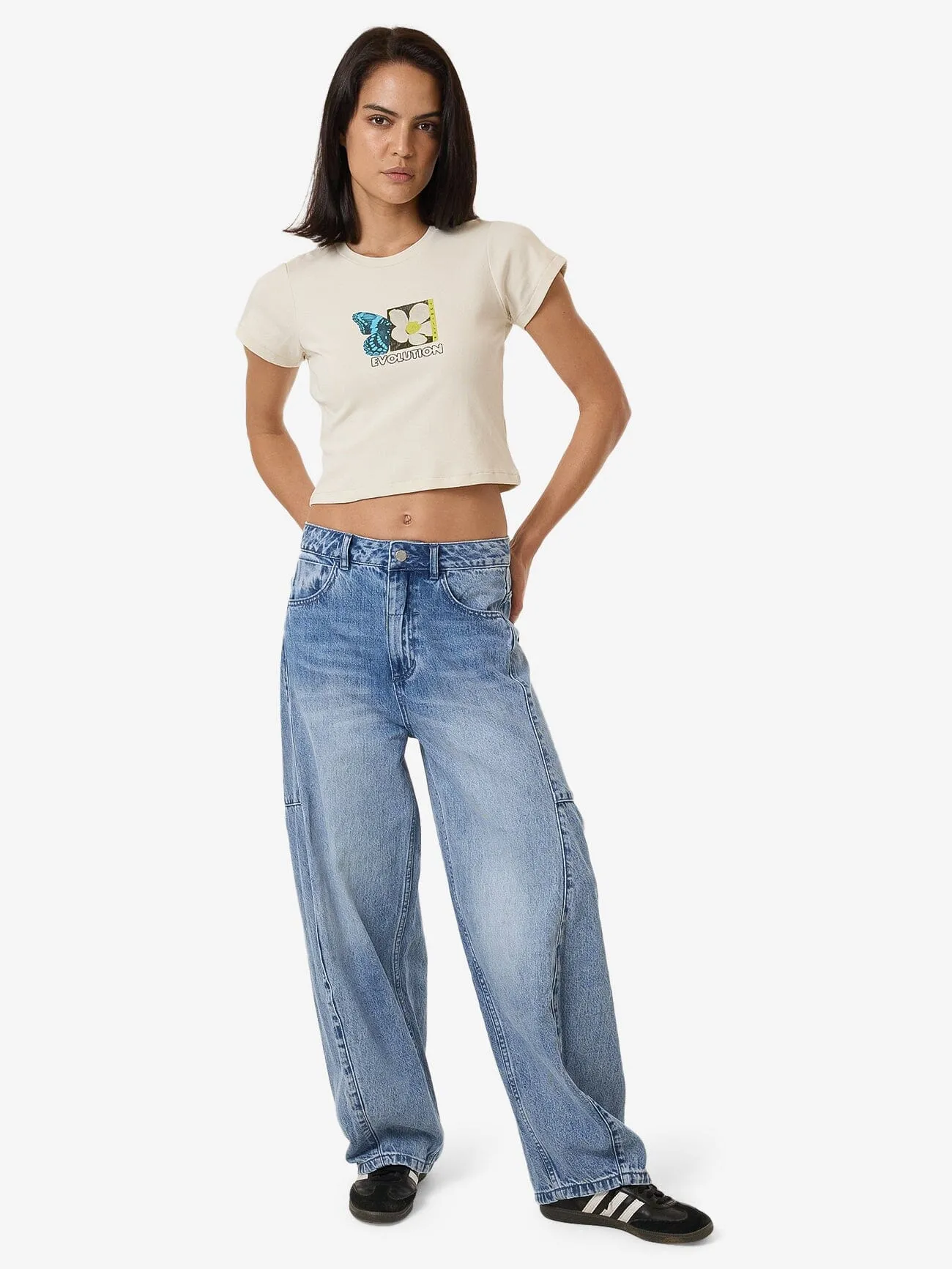 Morphing Mini Tee - Heritage White