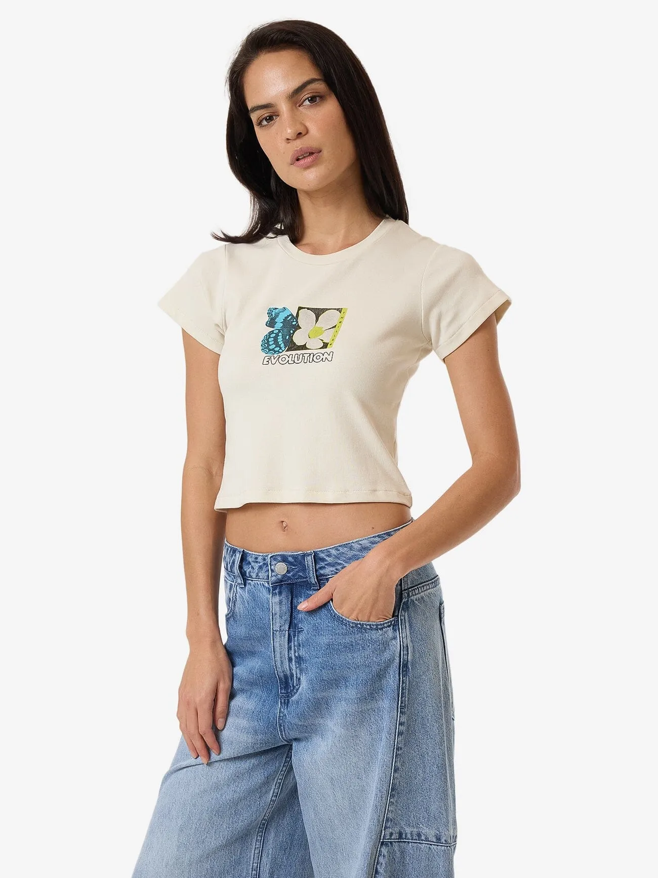 Morphing Mini Tee - Heritage White