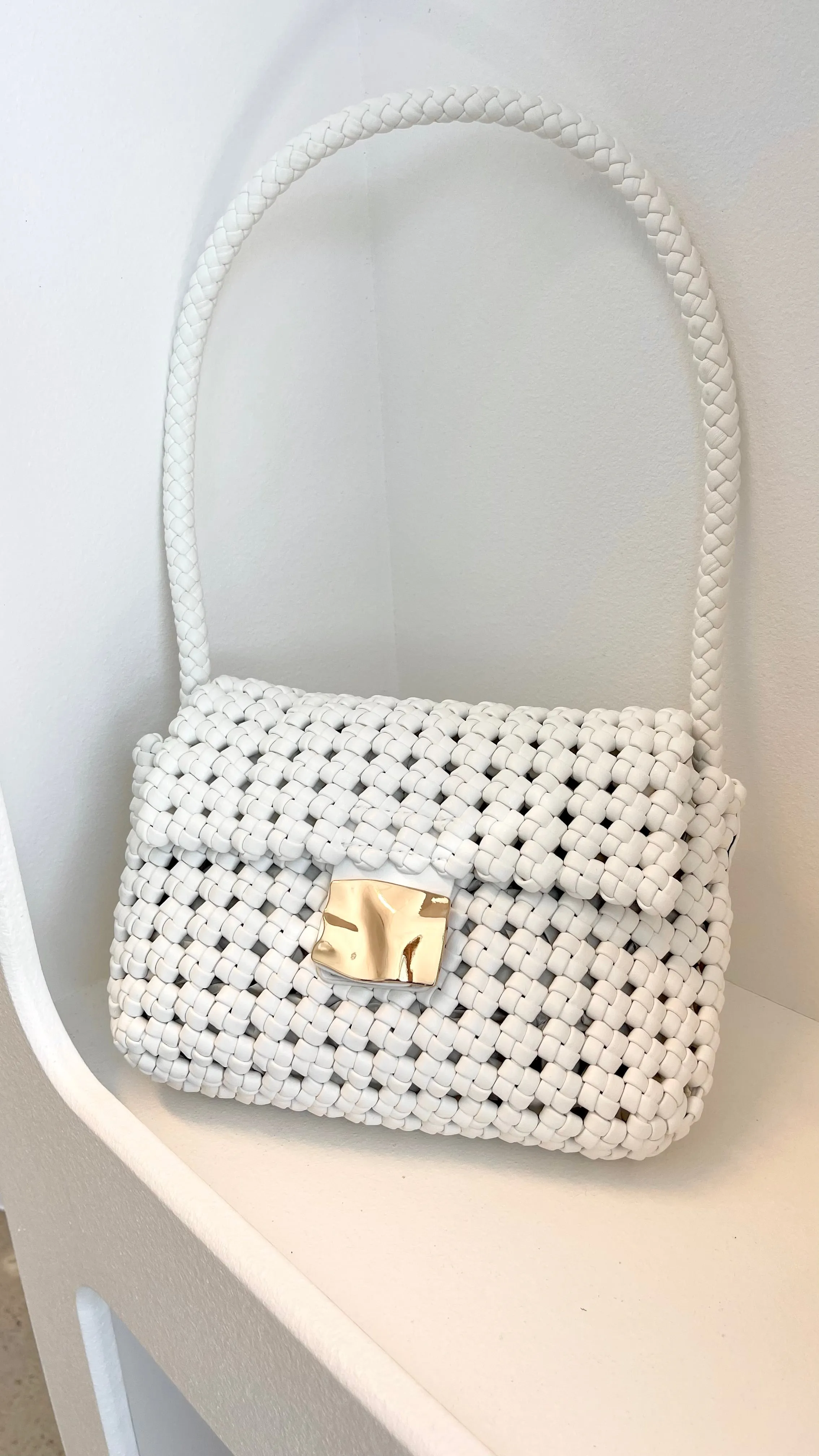 Mulan Shoulder Bag - White