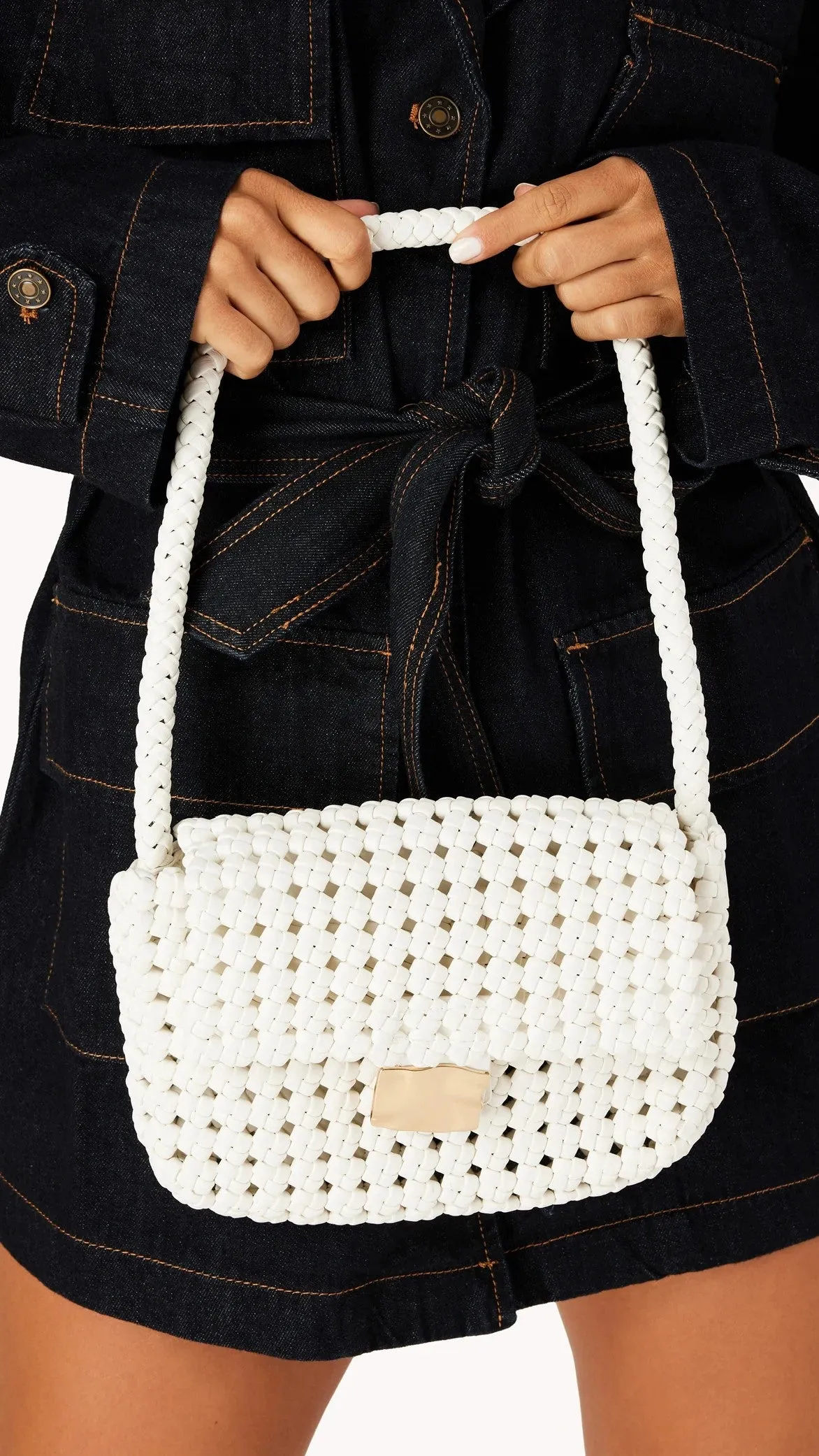 Mulan Shoulder Bag - White