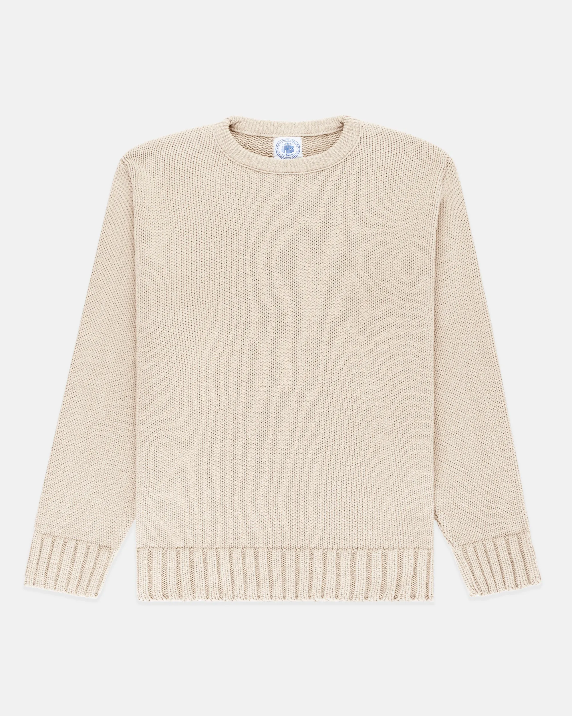 NATURAL CHUNKY COTTON SWEATER
