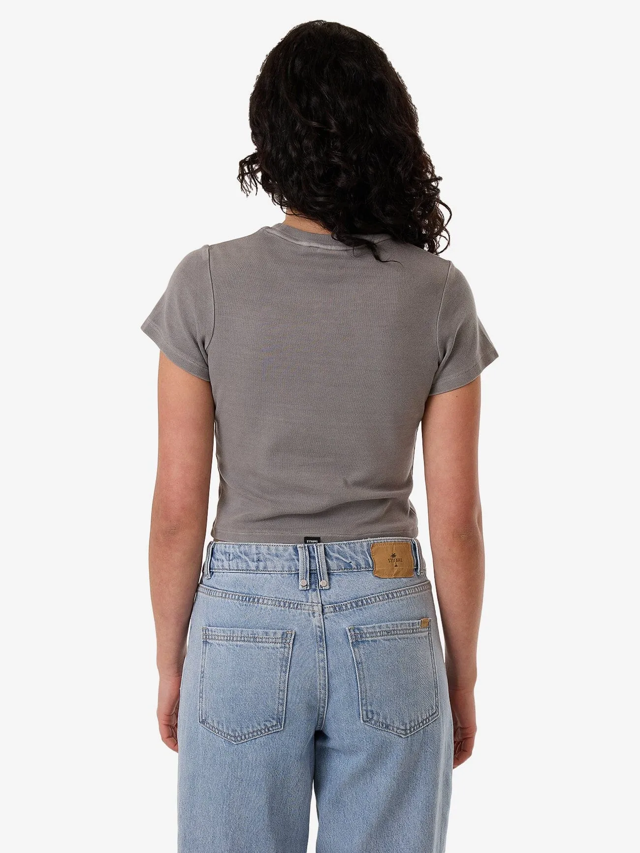 Natures Library Mini Tee - Washed Grey