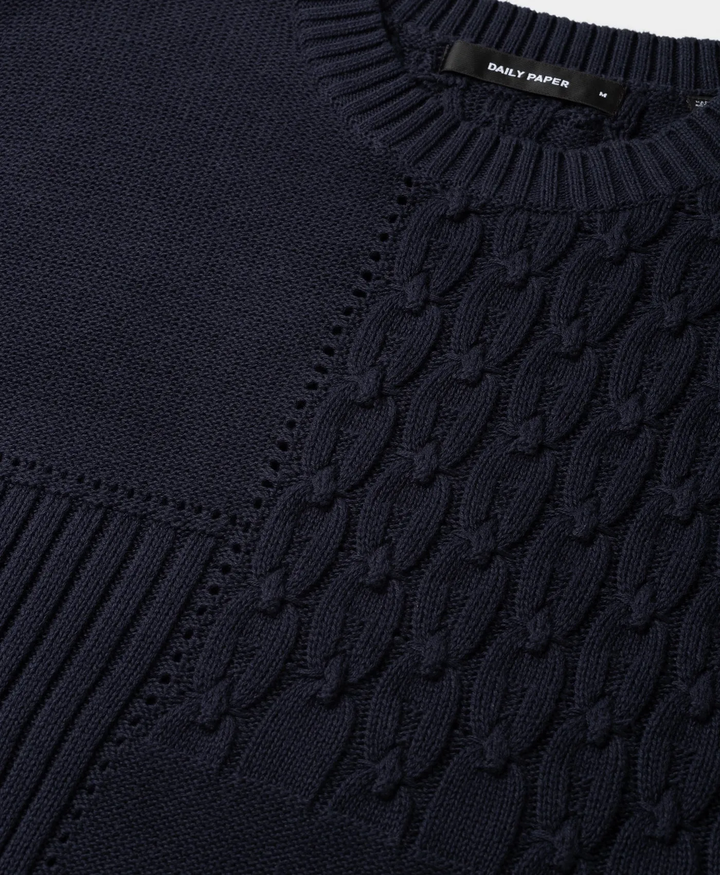 Naval Academy Patchwork Knit Sweater