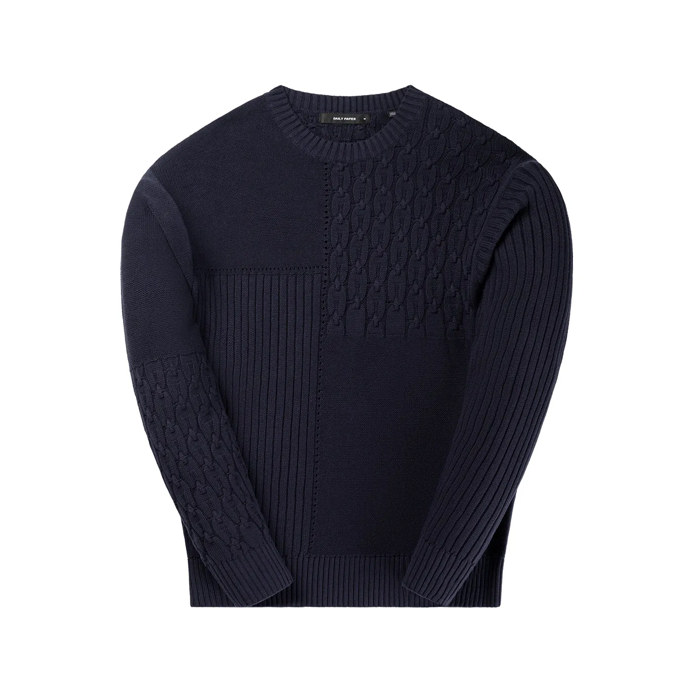 Naval Academy Patchwork Knit Sweater