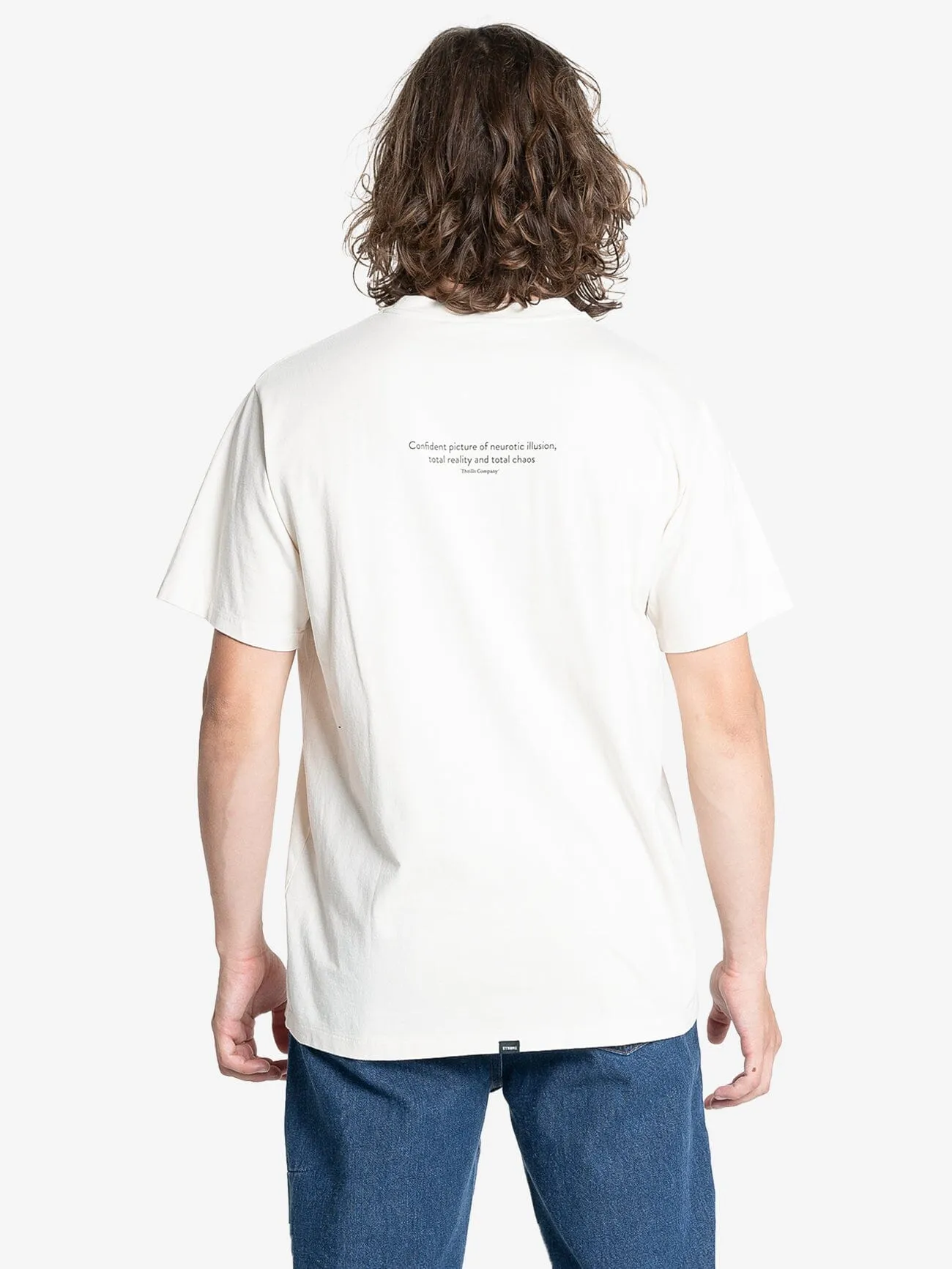Neurotic Illusion Merch Fit Tee - Heritage White