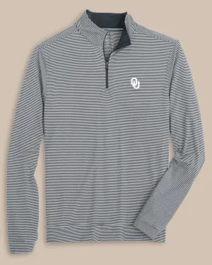 Oklahoma Sooners Cruiser Micro-Stripe Heather Quarter Zip