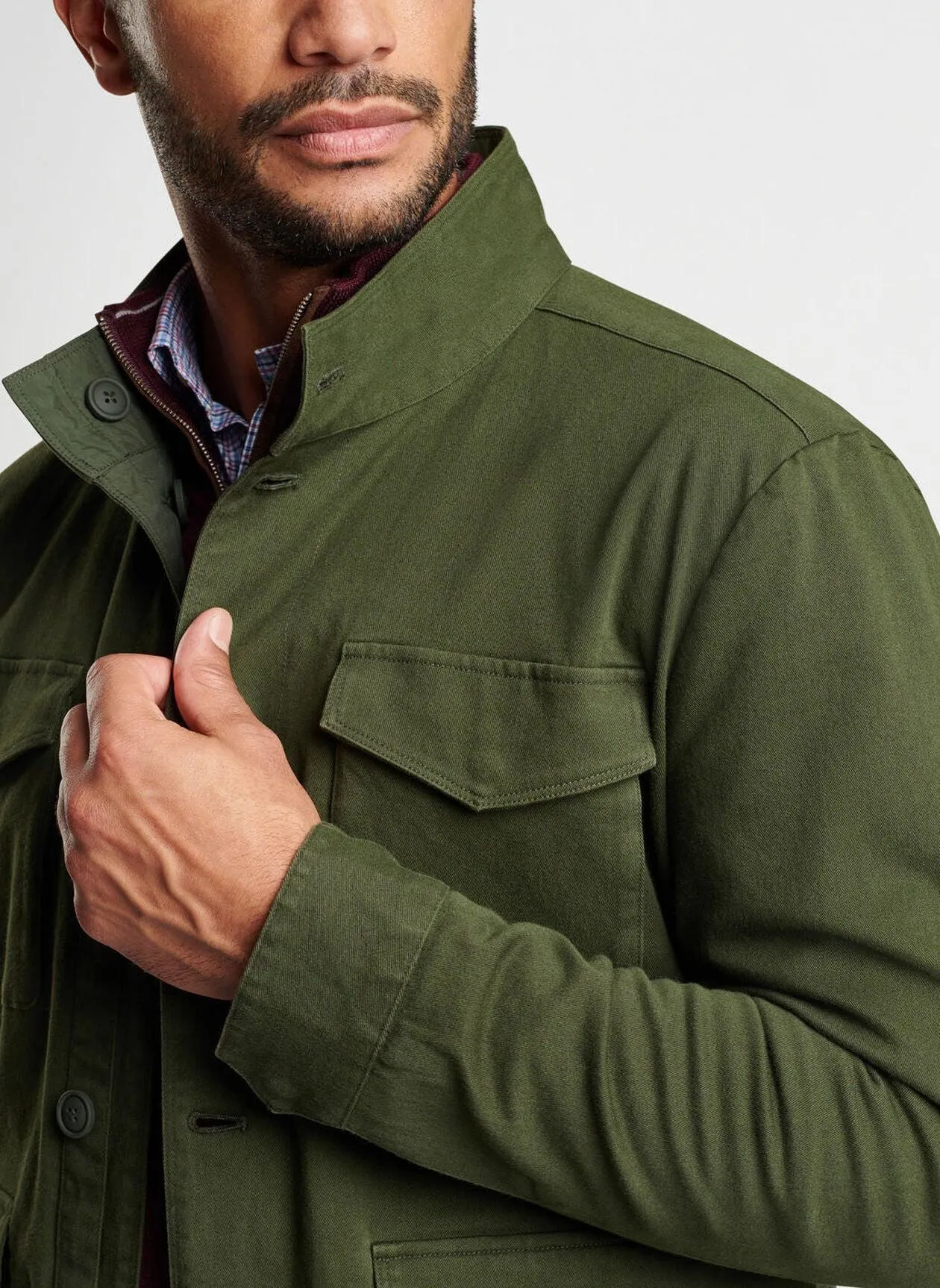 Peter Millar Stowe Reversible Safari Jacket
