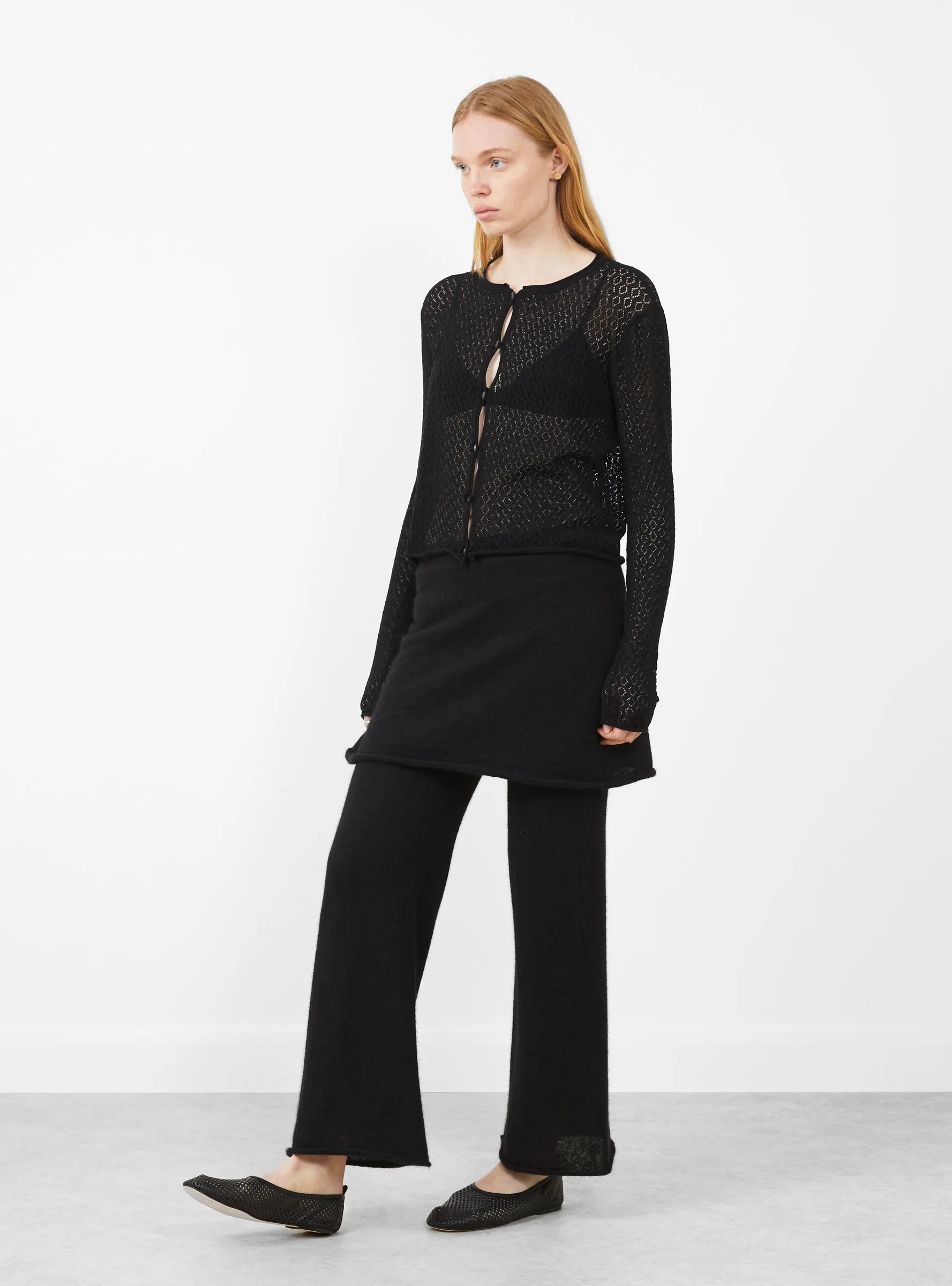 Pointelle Cardigan