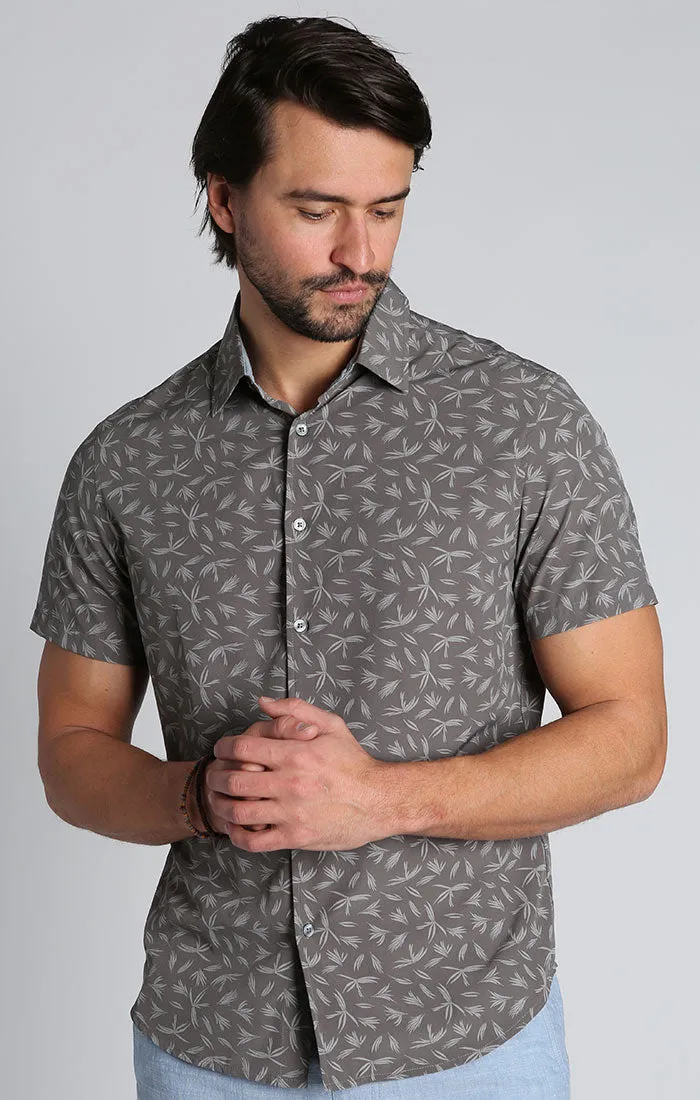 Printed Gravityless Short Sleeve Shirt