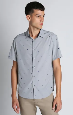 Printed Gravityless Short Sleeve Shirt