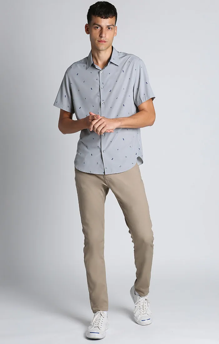 Printed Gravityless Short Sleeve Shirt