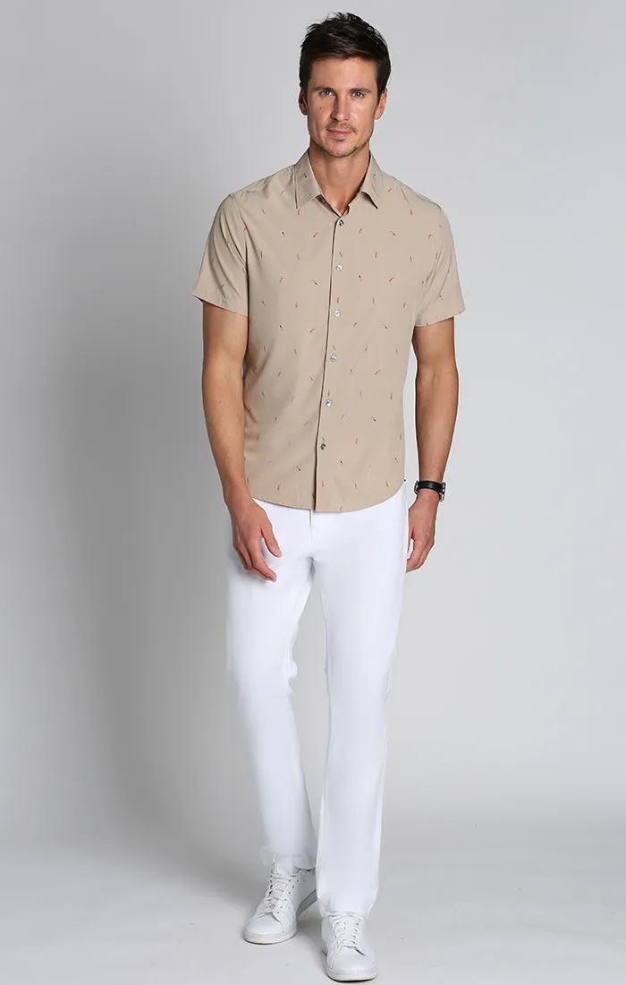 Printed Gravityless Short Sleeve Shirt