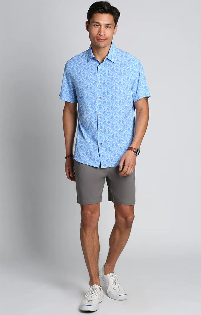 Printed Gravityless Short Sleeve Shirt