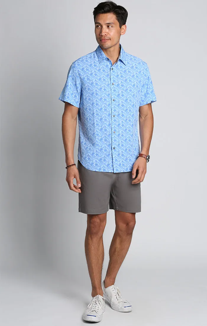 Printed Gravityless Short Sleeve Shirt
