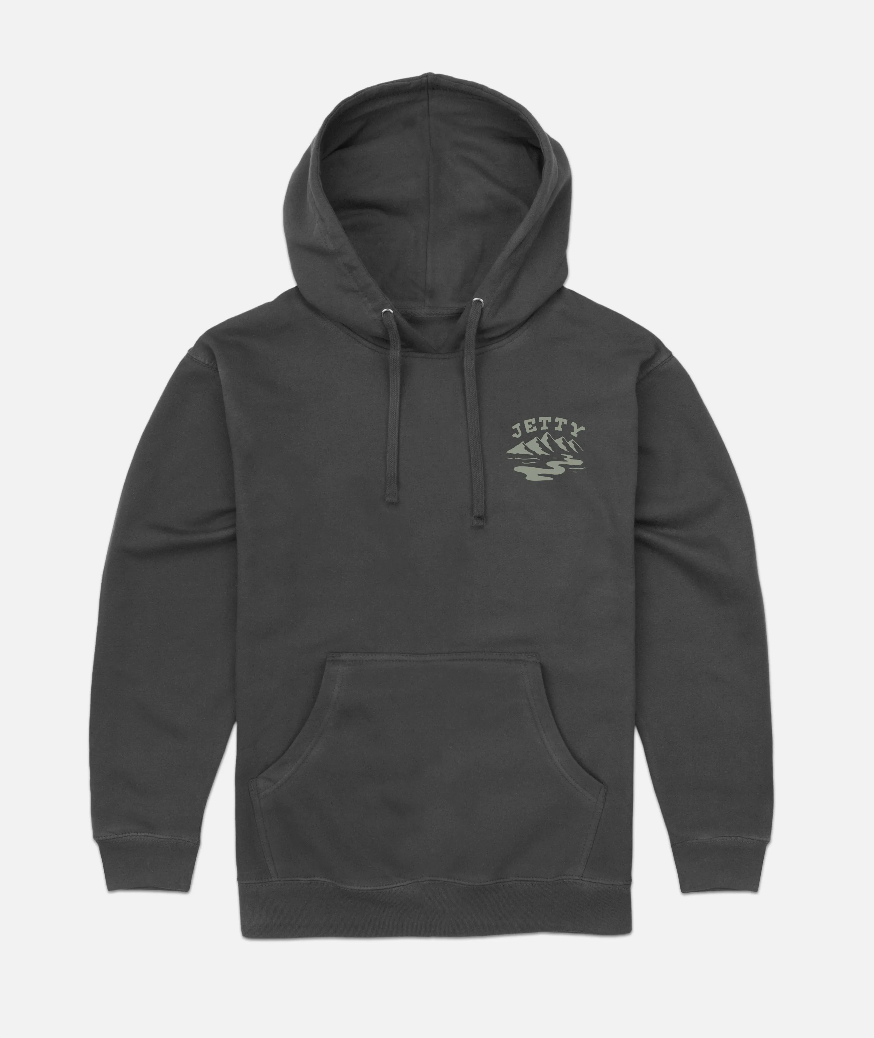Rainbow Trout Hoodie - Charcoal