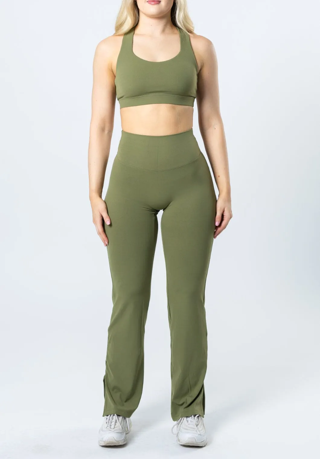 RecStretch Original Sculptseam® Plus Flare Legging 31" Olive