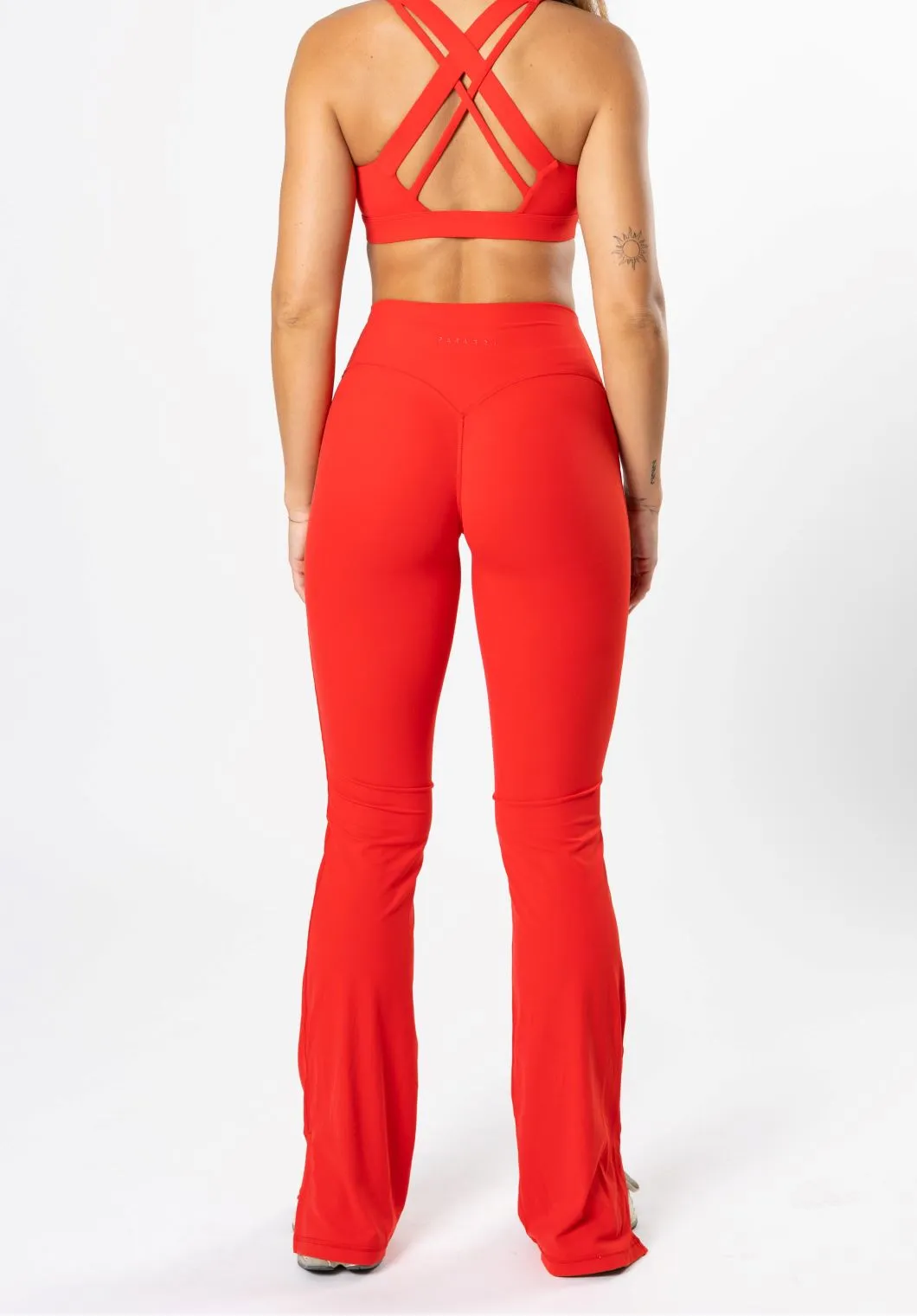 RecStretch Original Sculptseam® Plus Flare Legging 34" Hot Shot
