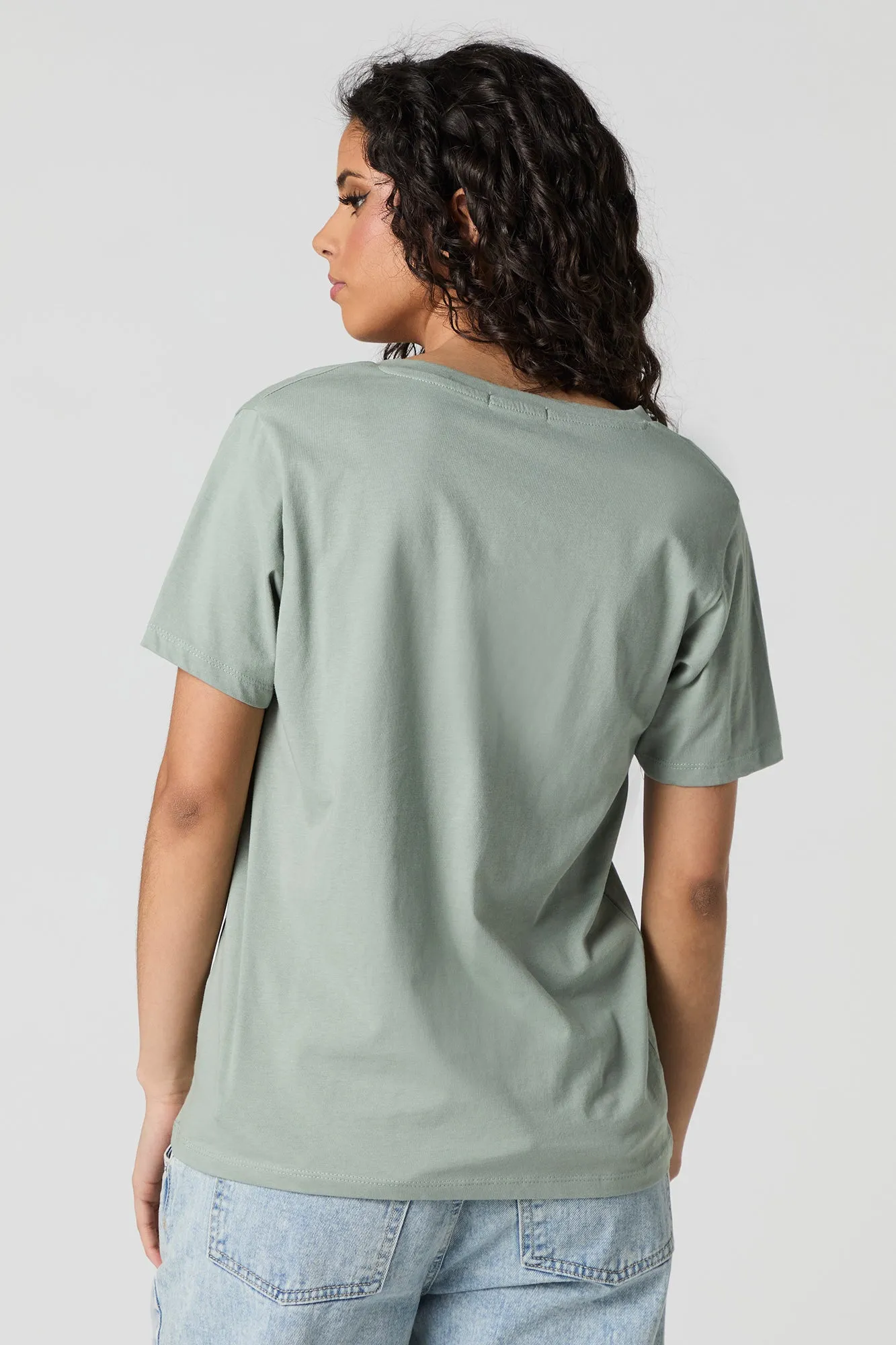 Relaxed V-Neck T-Shirt
