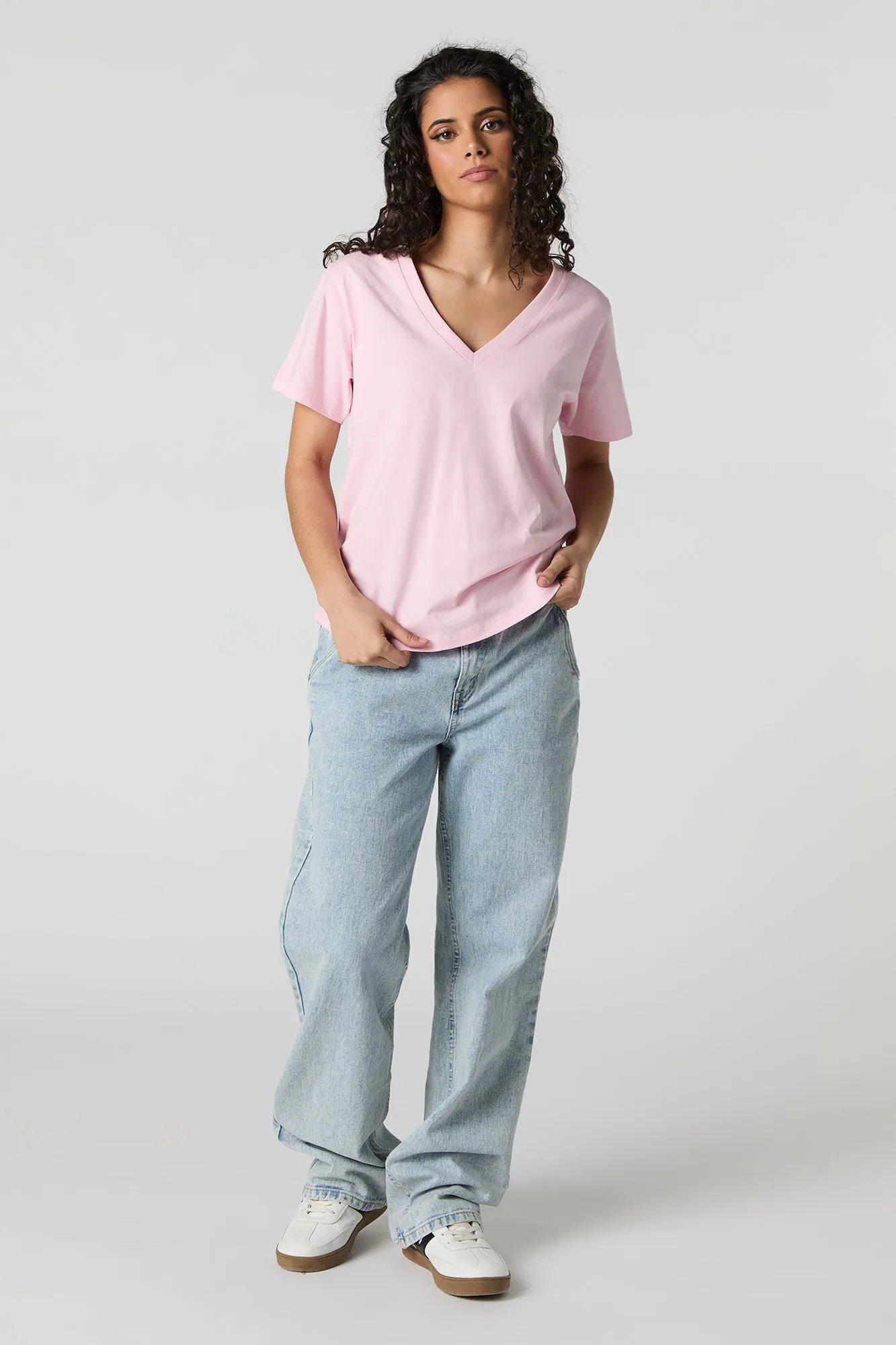 Relaxed V-Neck T-Shirt