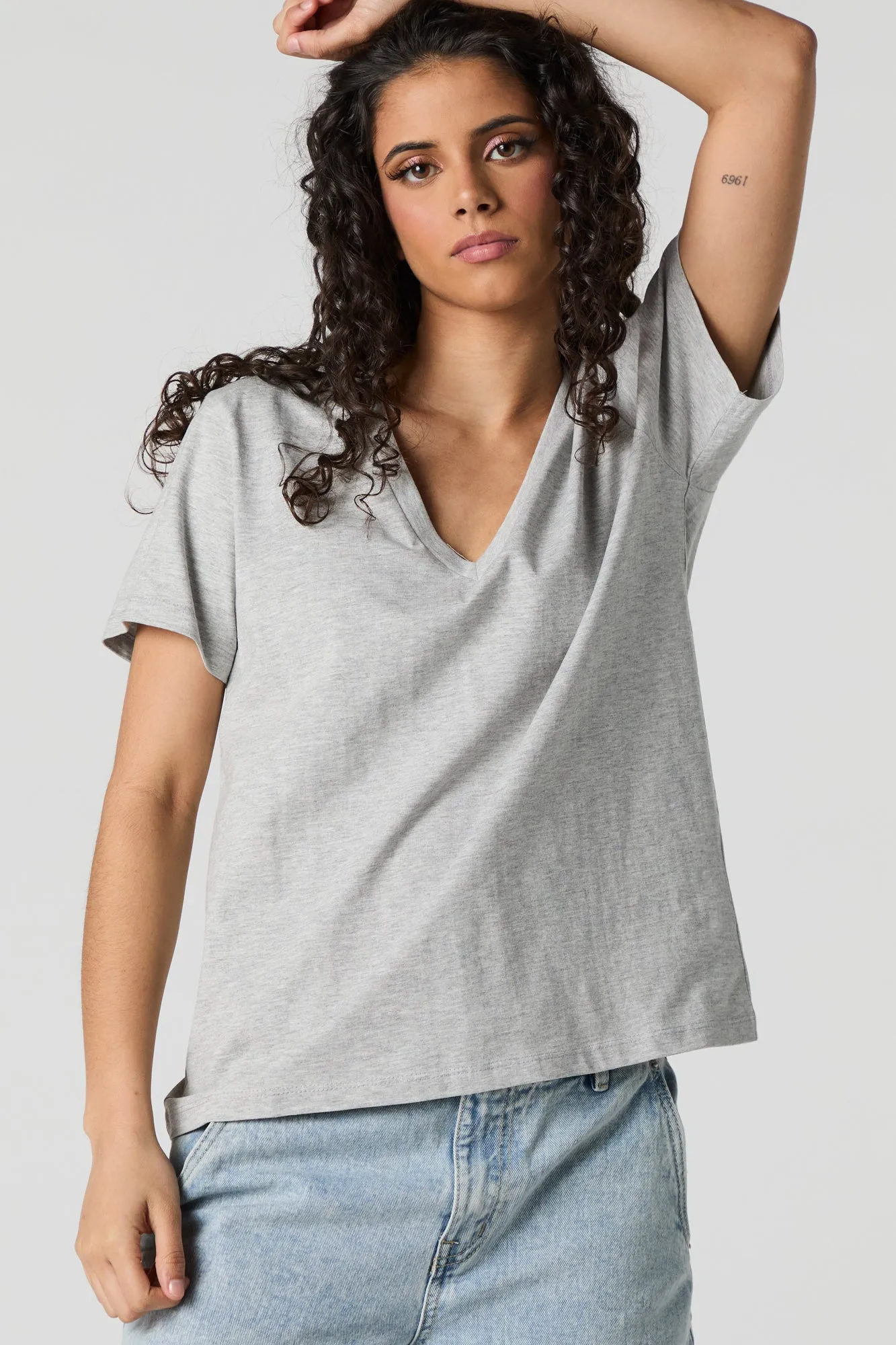 Relaxed V-Neck T-Shirt