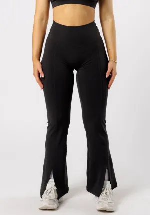 Reluna™ Front Slit Sculptseam® Flare Leggings 31" Black