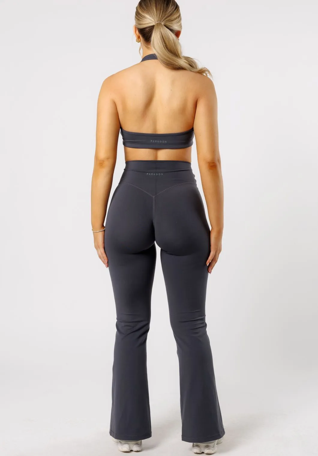 Reluna™ Front Slit Sculptseam® Flare Leggings 31" Phantom
