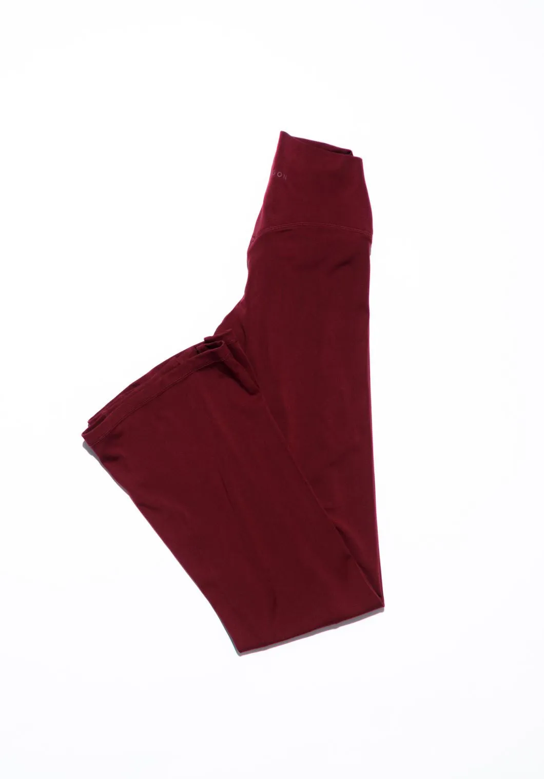 Reluna™ Front Slit Sculptseam® Flare Leggings 31" Red Velvet