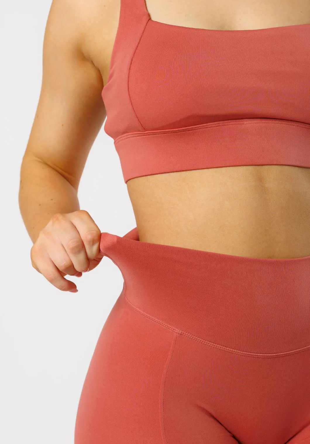 Reluna™ Front Slit Sculptseam® Flare Leggings 31" Terra