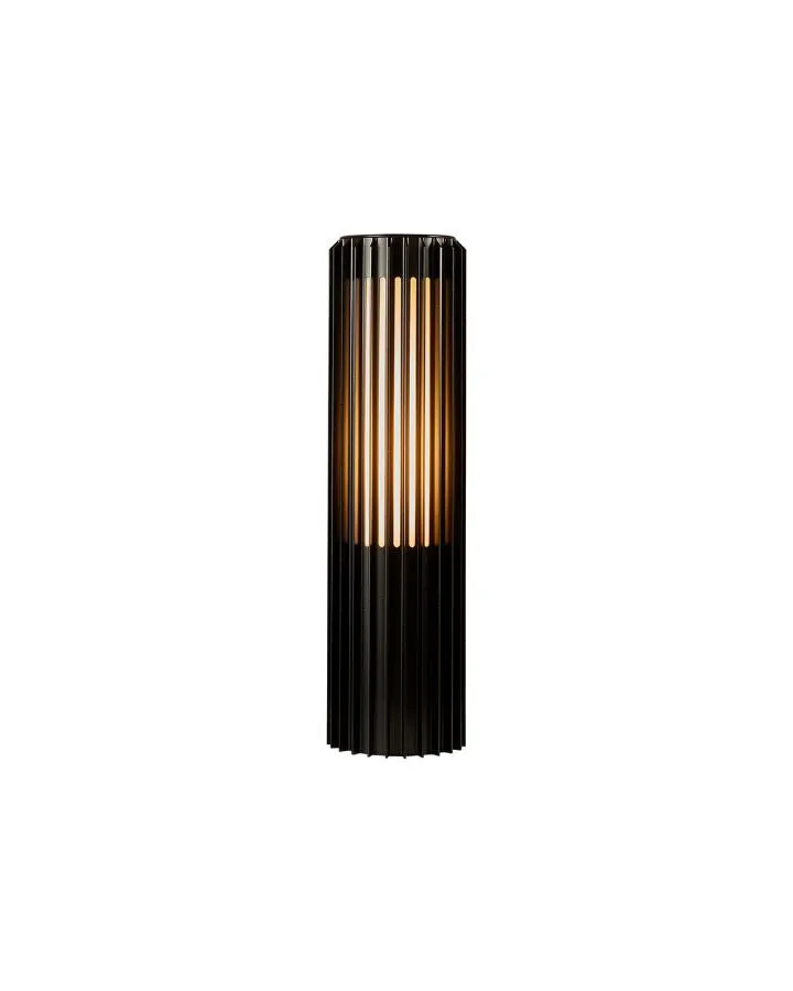Ribbed Aluminium Cylindrical Garden Light