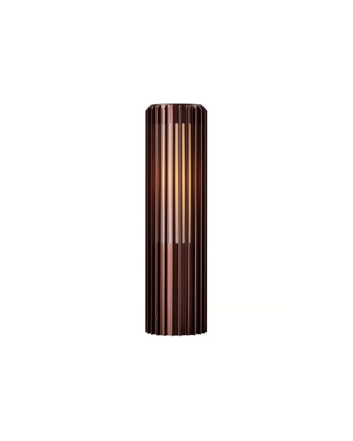 Ribbed Aluminium Cylindrical Garden Light